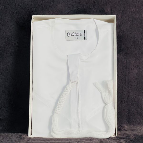 Luxury Emirati Kandura Thobe - White