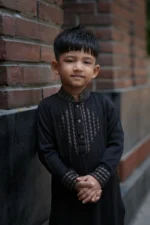 Kids’ Sensational Onyx Black Kabli Set - Image 2