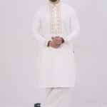 Men’s Magnificent White Imperial Glow Panjabi