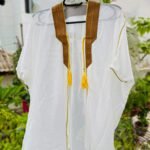 Kids Royal Abaya in White