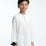 Kids Luxury Emirati Kandura Thobe - White