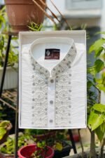Kid's Sensational Premium Panjabi – White - Image 2