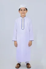 Arabian Noor-e-White Jubba & Pajama Set - Image 2